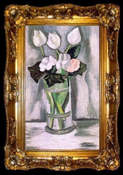 framed  Marsden Hartley Fleurs d